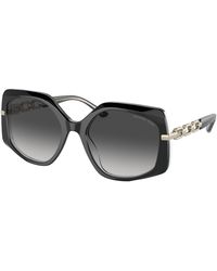 Michael Kors - Mk2177 Cheyenne 31068G Sunglasses Acetate Geometric Normal Shaded - Lyst