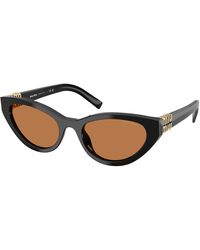 Miu Miu - Mu A04S 16K10I Sunglasses Acetate Butterfly Normal - Lyst