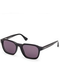 Web - We0385 05A Sunglasses Acetate Smoke Squared Normal - Lyst