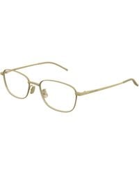 Bottega Veneta - Bv1473Oa 003 Montature Da Vista Titanio Trasparente Squadrata - Lyst