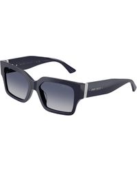Jimmy Choo - Jc5058Ju 50164L Sunglasses Acetate Squared Normal Nuanced - Lyst