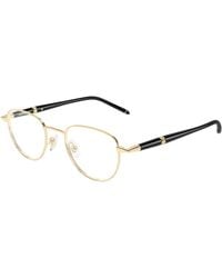 Montblanc - Mb0486O 003 Optical Frames Metal Transparent Round - Lyst