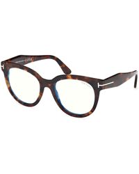 Tom Ford - Ft5987-B 052 Optical Frames Acetate Butterfly Normal - Lyst