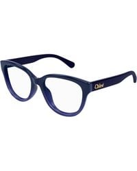 Chloé - Ch0243O 004 Optical Frames Acetate Transparent Cat Eye - Lyst