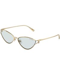 Tiffany & Co. - Tf3095 6196Mf Sunglasses Metal Cat Eye Photochromatic - Lyst