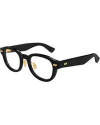 Bottega Veneta - Bv1355Oj 008 Optical Frames Acetate Transparent Round - Lyst