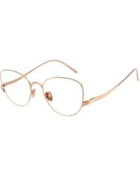 Giorgio Armani - Ar5172 3011 Optical Frames Metal Transparent Squared Normal - Lyst