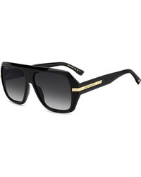 DSquared² - D2 0160/S 807/9O Sunglasses Acetate Squared Normal Shaded - Lyst