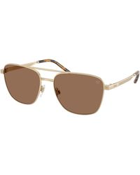 Ralph Lauren - Rl7091 947873 Sunglasses Steel Pilot Normal - Lyst