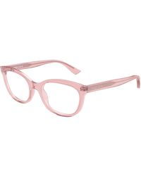 McQueen - Am0569O 004 Optical Frames Acetate Transparent Cat Eye - Lyst