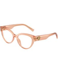 Dolce & Gabbana - Dg3440 3226 Optical Frames Acetate Transparent Cat Eye Normal - Lyst