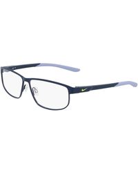 Nike - 8157 412 Optical Frames Metal Squared Normal - Lyst