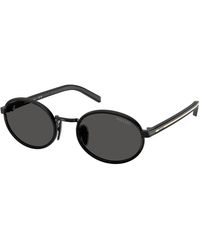 Prada - Pr B56S Aav08Z Sunglasses Steel Round Normal - Lyst