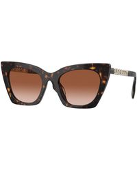 Burberry - Be4372U Marianne 300213 Sunglasses Acetate Cat Eye Normal Shaded - Lyst