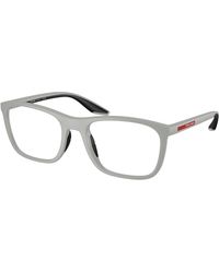 Prada Linea Rossa - Ps 06Tv 27U1O1 Optical Frames Injected Transparent Geometric Normal - Lyst