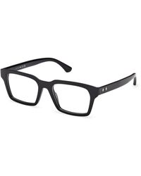 Web - We5459 001 Optical Frames Acetate Squared Normal - Lyst