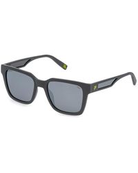 Fila - Sfia14 968P Sunglasses Injected Smoke Squared Mirror - Lyst