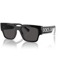 Dolce & Gabbana - Dg6184 501/87 Sunglasses Injected Squared Normal - Lyst