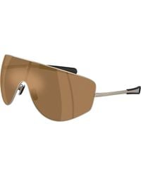 Moncler - Me4011T Tanium 1003F9 Sunglasses Titanium Pilot Normal - Lyst