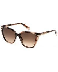 Furla - Sfu782 710Y Outlet Sunglasses Acetate Squared Normal Nuanced - Lyst