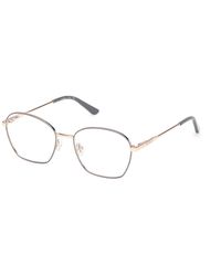 Guess - Gu50272 020 Optical Frames Metal Squared Normal - Lyst