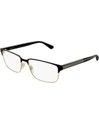 Gucci - Gg0383O 004 Optical Frames Metal Squared - Lyst