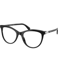 Swarovski - Sk2064 1038 Optical Frames Acetate Transparent Round Normal - Lyst