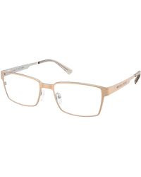 Michael Kors - Mk3107 Arusha 1014 Optical Frames Metal Transparent Squared Normal - Lyst