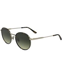 Calvin Klein - Ck25101S 235 Sunglasses Metal Round Normal - Lyst