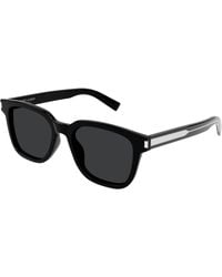 Saint Laurent - Sl 711 001 Sunglasses Acetate Squared - Lyst