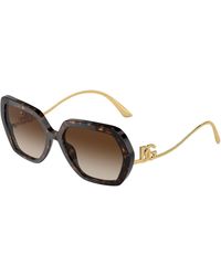 Dolce & Gabbana - Dg4468B 502/13 Sunglasses Acetate Geometric Normal Shaded - Lyst