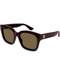 Gucci - Gg1338S 005 Sunglasses Plastic Squared - Lyst