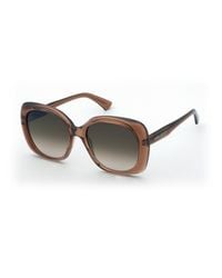 Nina Ricci - Snr457 07Ay Sunglasses Acetate Squared Normal Nuanced - Lyst