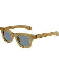 McQueen - Am0547S 004 Sunglasses Acetate Squared - Lyst
