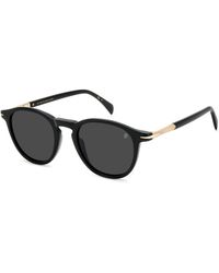 David Beckham - Db 1114/S 2M2/Ir Sunglasses Acetate Round - Lyst