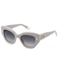 Furla - Sfu985 0Aec Sunglasses Acetate Smoke Butterfly Normal Nuanced - Lyst