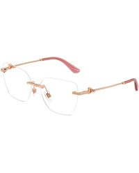 Dolce & Gabbana - Dg1363 1298 Optical Frames Metal Cat Eye Normal - Lyst