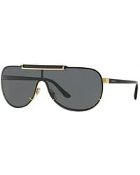 Versace - Ve2140 100287 Sunglasses Metal Pilot Normal - Lyst