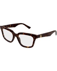 Gucci - Gg2181O 002 Optical Frames Acetate Transparent Geometric - Lyst
