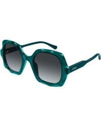 Chloé - Ch0226S 008 Sunglasses Acetate Squared - Lyst