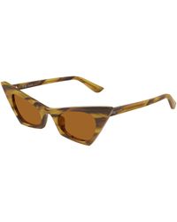 McQueen - Am0557S 003 Sunglasses Acetate Cat Eye - Lyst