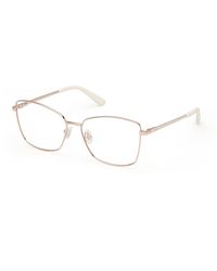 Guess - Gu50170 032 Optical Frames Metal Squared Normal - Lyst