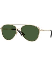 Burberry - Be3157 110971 Sunglasses Metal Pilot Normal - Lyst