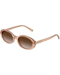 Tiffany & Co. - Tf4242D 82683B Sunglasses Acetate Round Normal Shaded - Lyst