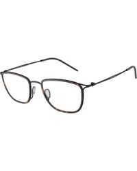 Giorgio Armani - Ar6189 34471W Sunglasses Metal Transparent Pillow Normal - Lyst