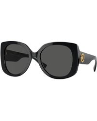 Versace - Ve4387 Gb1/87 Sunglasses Acetate Squared Normal - Lyst