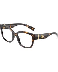 Dolce & Gabbana - Dg5115 512 Optical Frames Injected Transparent Butterfly Normal - Lyst