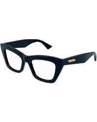 Bottega Veneta - Bv1215O 006 Optical Frames Acetate Transparent Cat Eye - Lyst