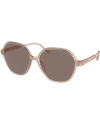 Michael Kors - Mk2186U Bali 344983 Sunglasses Injected Geometric Polarized - Lyst