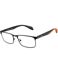 Emporio Armani - Ea1149 3001 Optical Frames Metal Transparent Squared Normal - Lyst